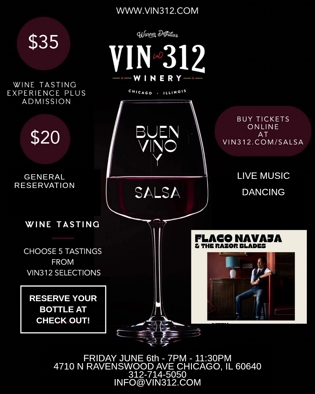 Product Image for Event - Buen Vino y Salsa - First Fridays